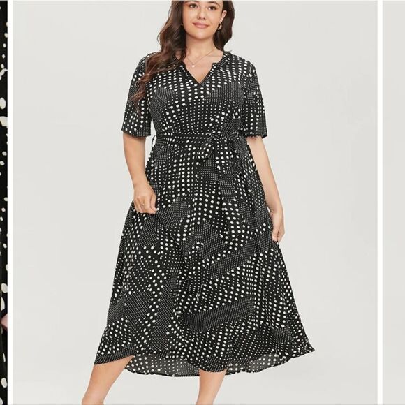 NWT BloomChic black and white dress 14/XL - Picture 1 of 10